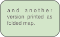 and another version printed as folded map.