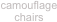 camouflage  chairs